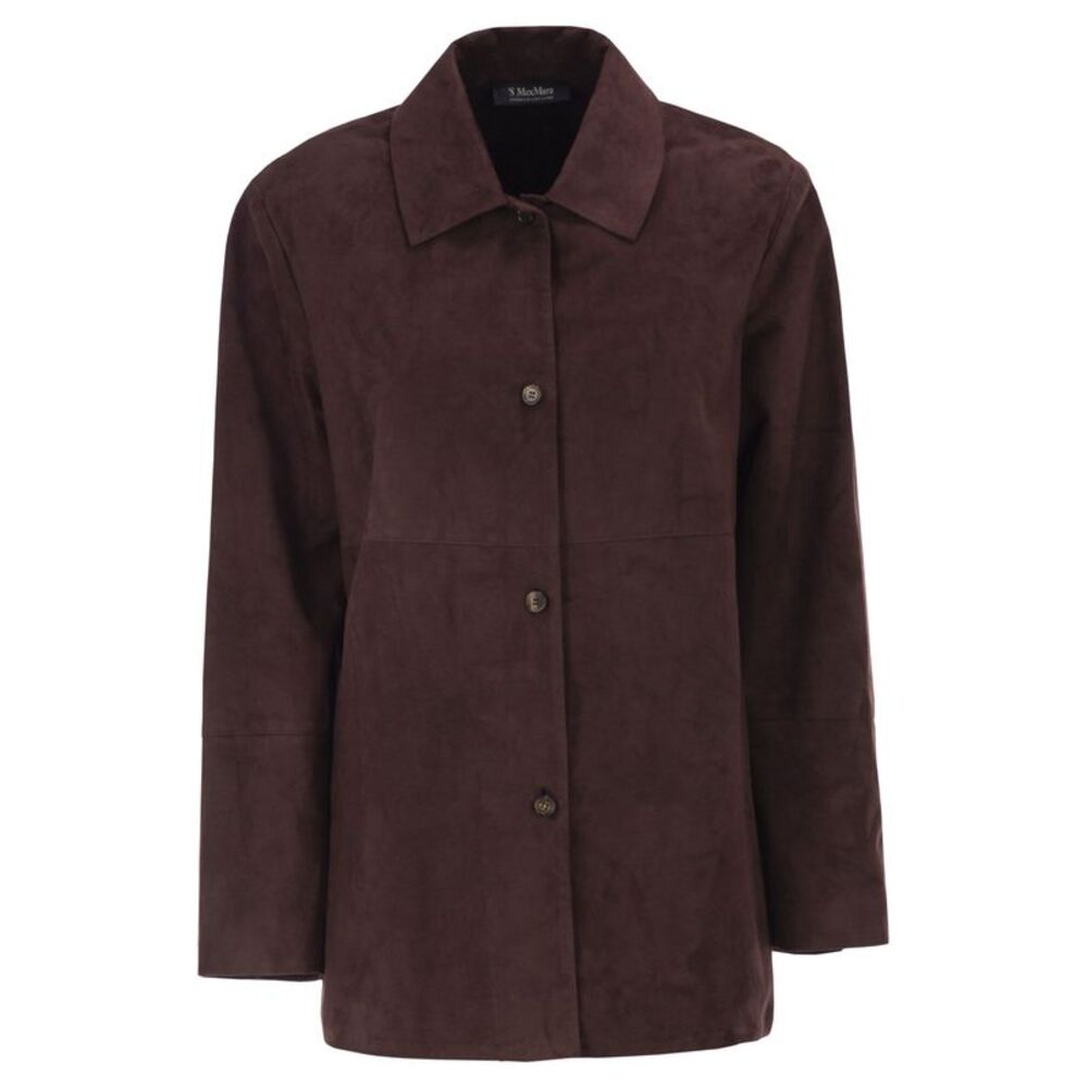 S Max Mara Women Smmgocce - Suede Shirt With Silk Lining